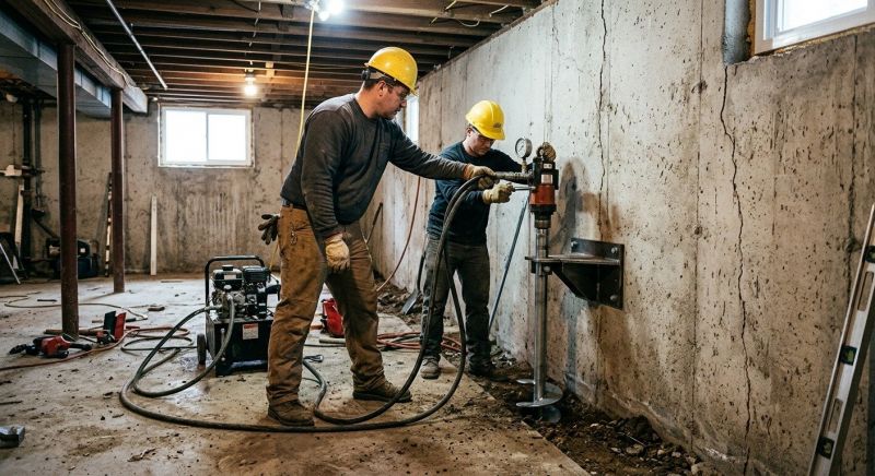 Basement Stabilization in Park City, UT