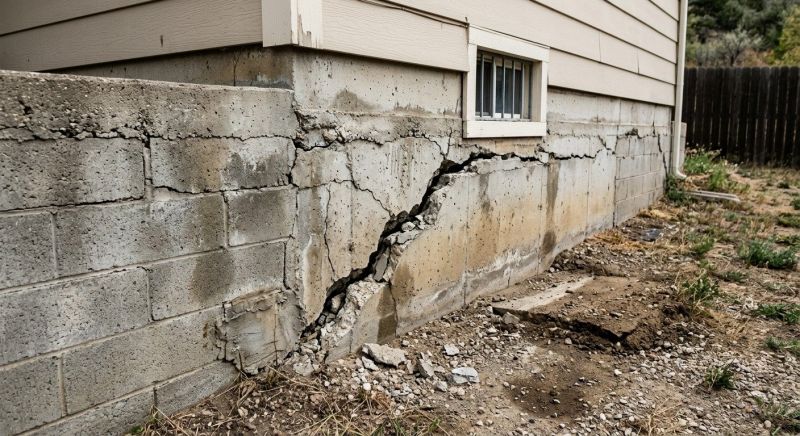 Cracked Foundation Repair in Alpine, UT
