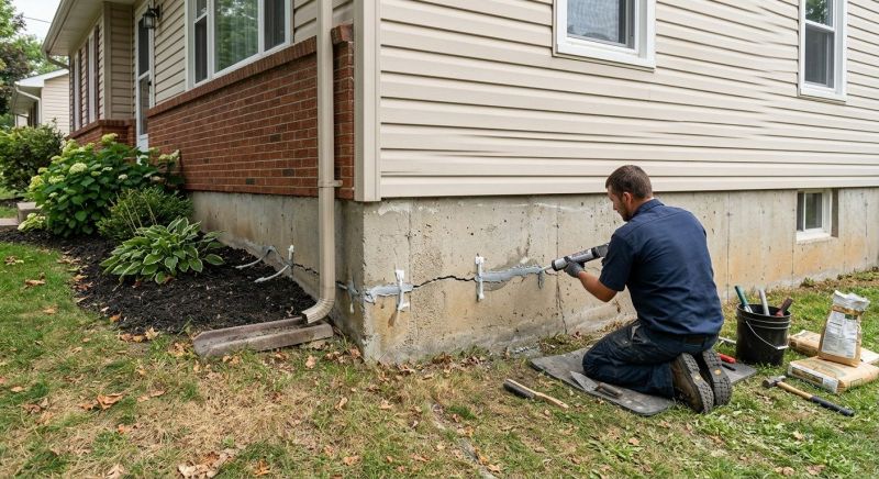 Cracked Foundation Repair in Pleasant Grove, UT