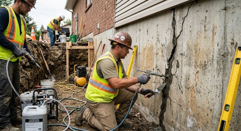 Cracked Foundation Repair in Sandy, UT