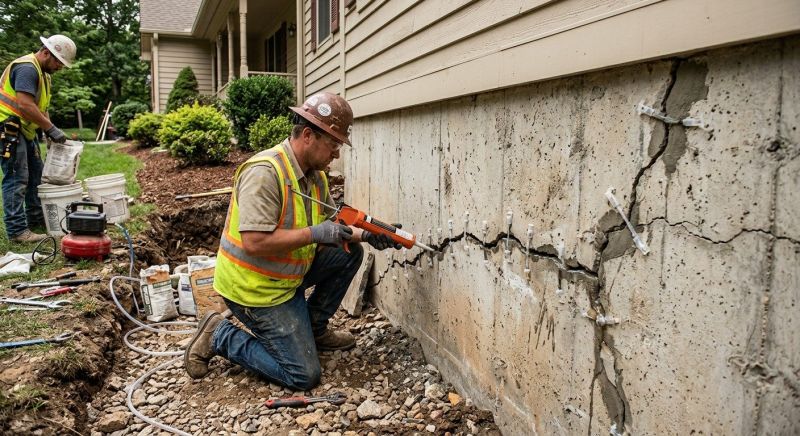 Cracked Foundation Repair in Sandy, UT