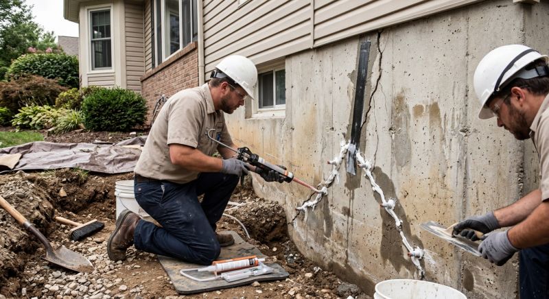 Cracked Foundation Repair in Sandy, UT