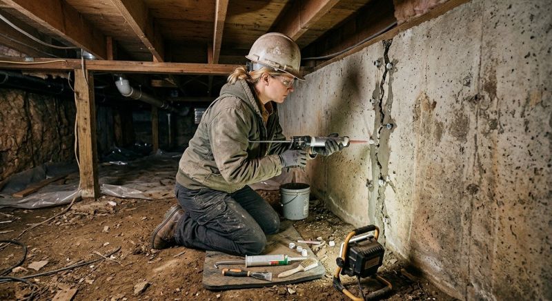 Crawlspace Foundation Repair in Draper, UT