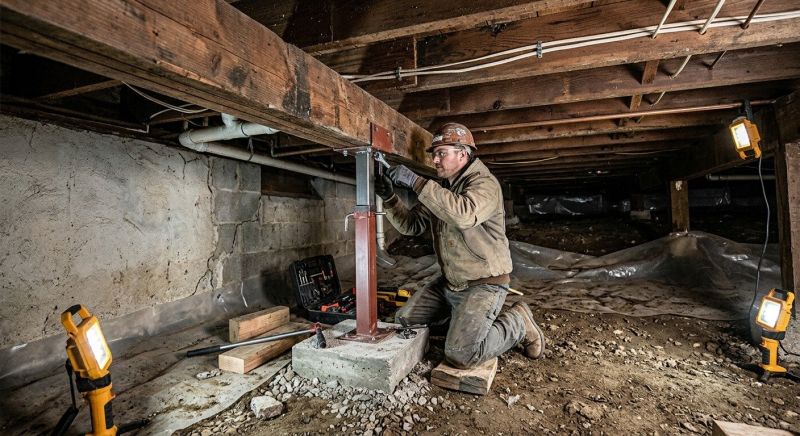 Crawlspace Foundation Repair in Midvale, UT