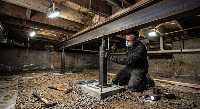 Crawlspace Structural Repair in Park City, UT