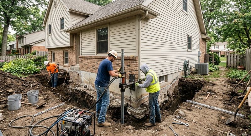 Exterior Foundation Repair in Park City, UT