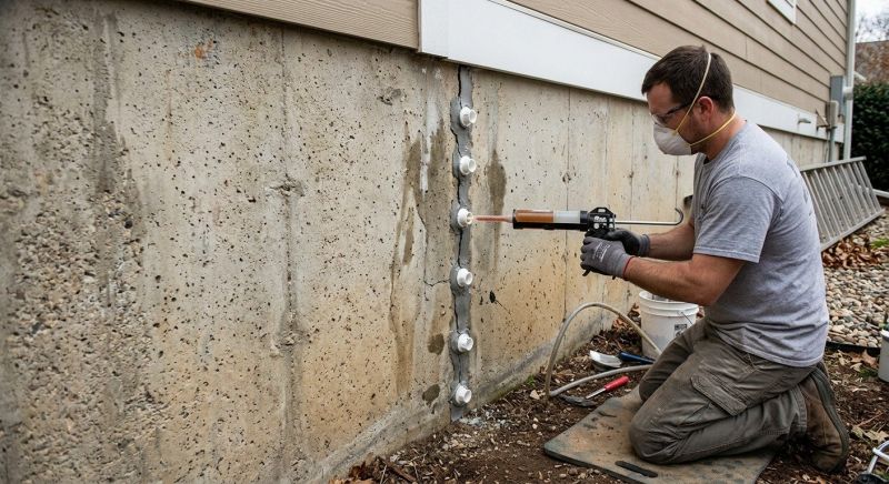 Foundation Crack Sealing in Park City, UT
