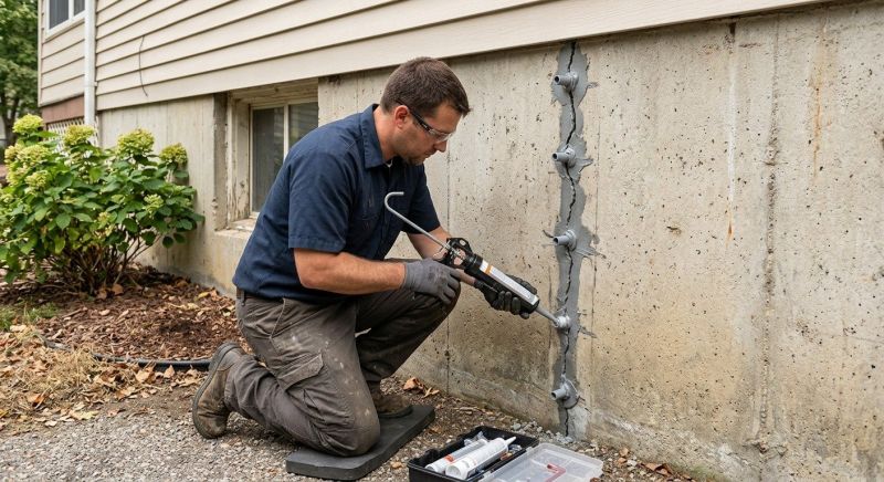 Foundation Crack Sealing in Park City, UT