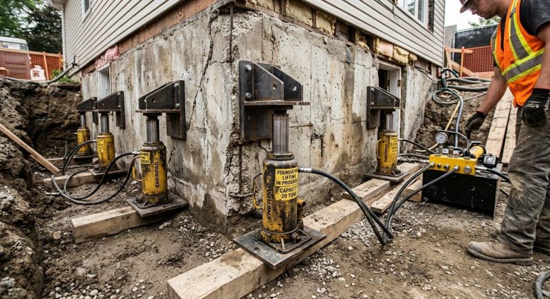 Foundation Jacking in Midvale, UT