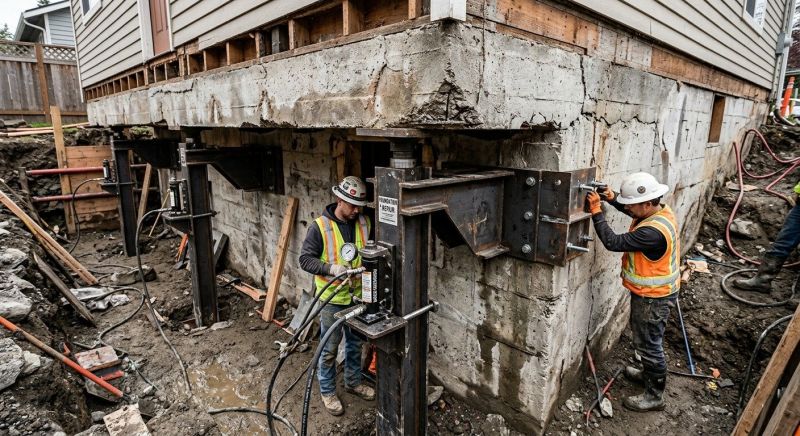 Foundation Lifting in Draper, UT