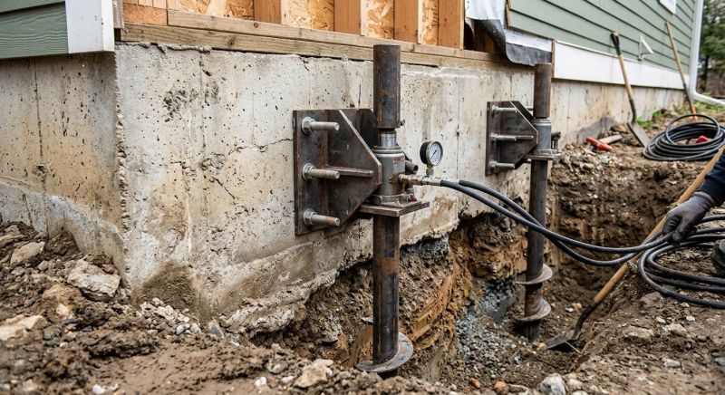 Foundation Pier Leveling in Park City, UT
