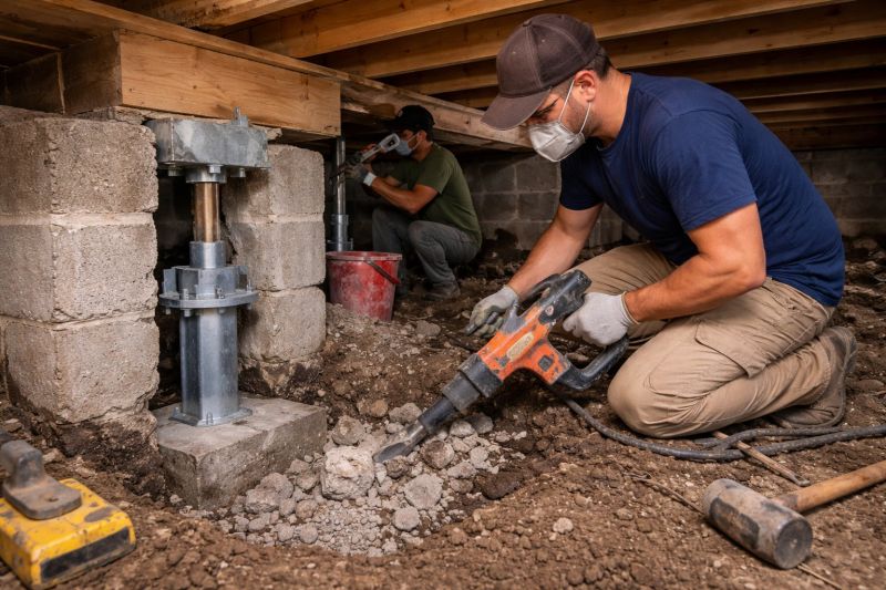 Foundation Pier Repair in Park City, UT