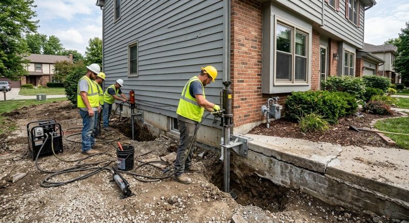Foundation Stabilizing in Alpine, UT