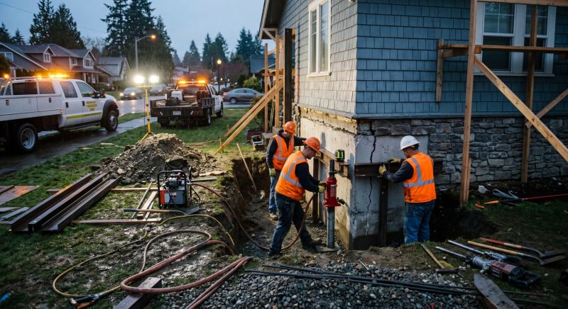 Foundation Stabilizing in Millcreek, UT