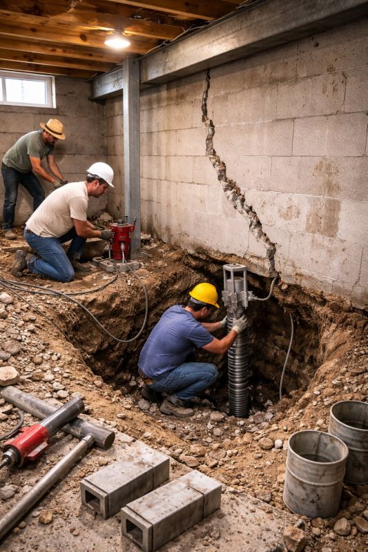 Foundation Structural Repair in Draper, UT