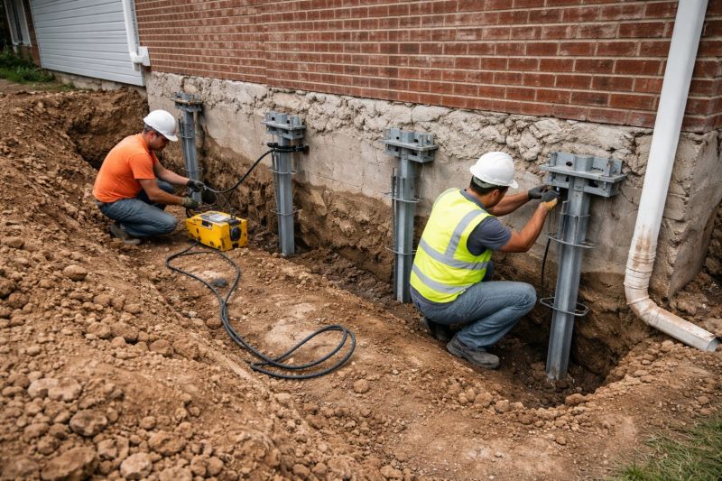 Helical Piers Installation in Park City, UT