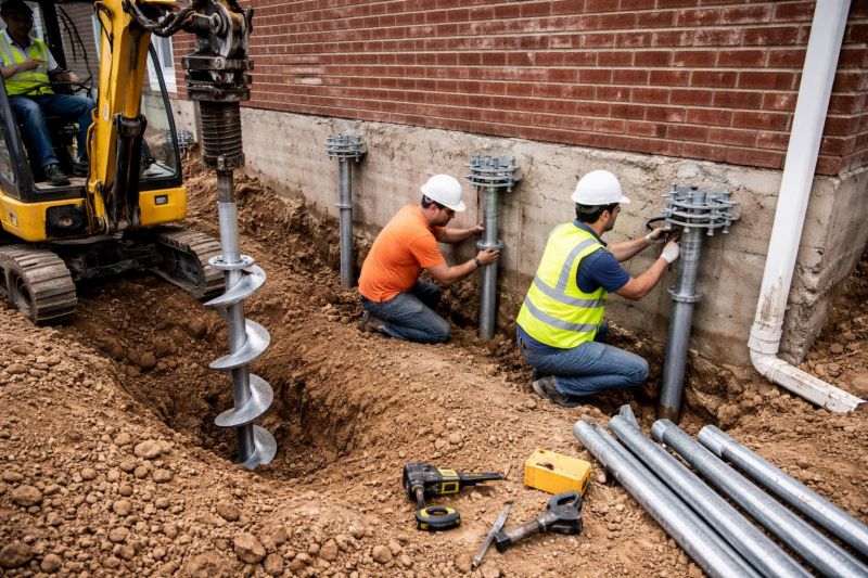 Helical Piers Installation in Park City, UT