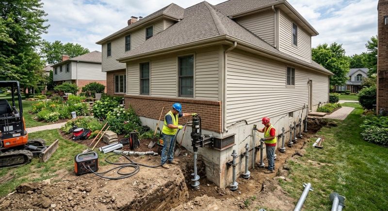 Helical Pile Installation in Park City, UT