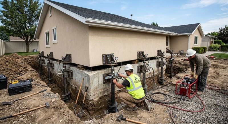 Home Foundation Leveling in Pleasant Grove, UT