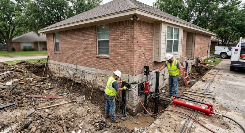 House Foundation Repair in Oakley, UT