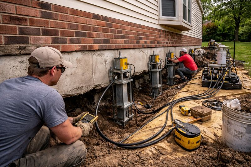 Settling Foundation Service in American Fork, UT