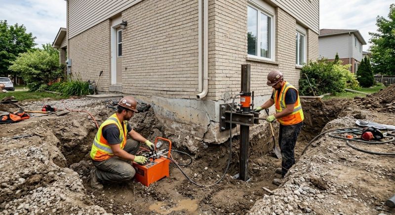 Sinking Foundation Lifting in Park City, UT