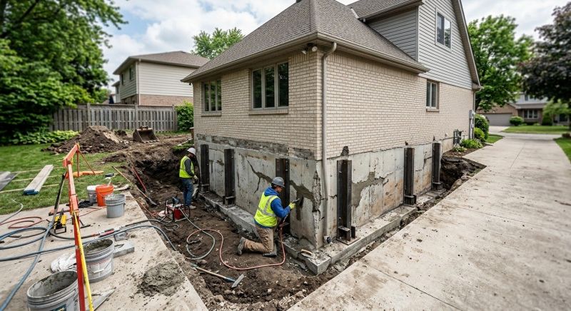 Sinking Foundation Repair in Alpine, UT